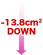 -13.8㎠DOWN